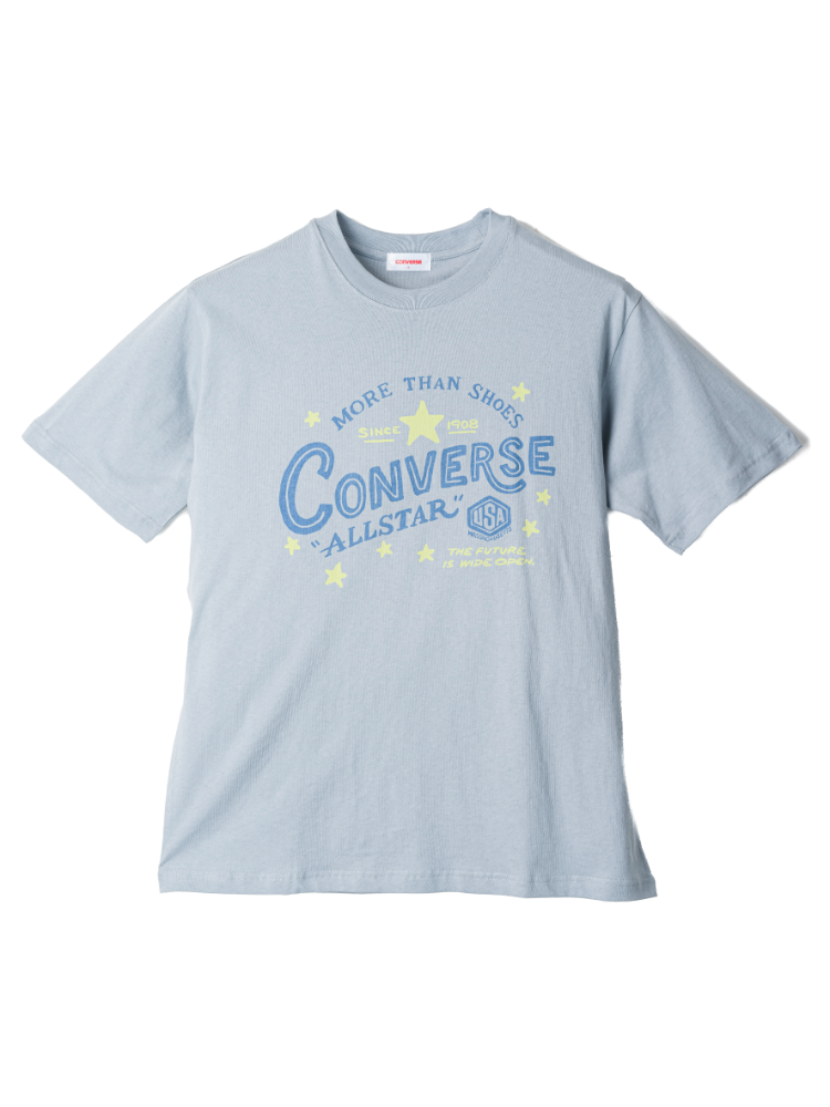 【CONVERSE(コンバース)】水彩画タッチロゴプリント半袖Ｔシャツ
