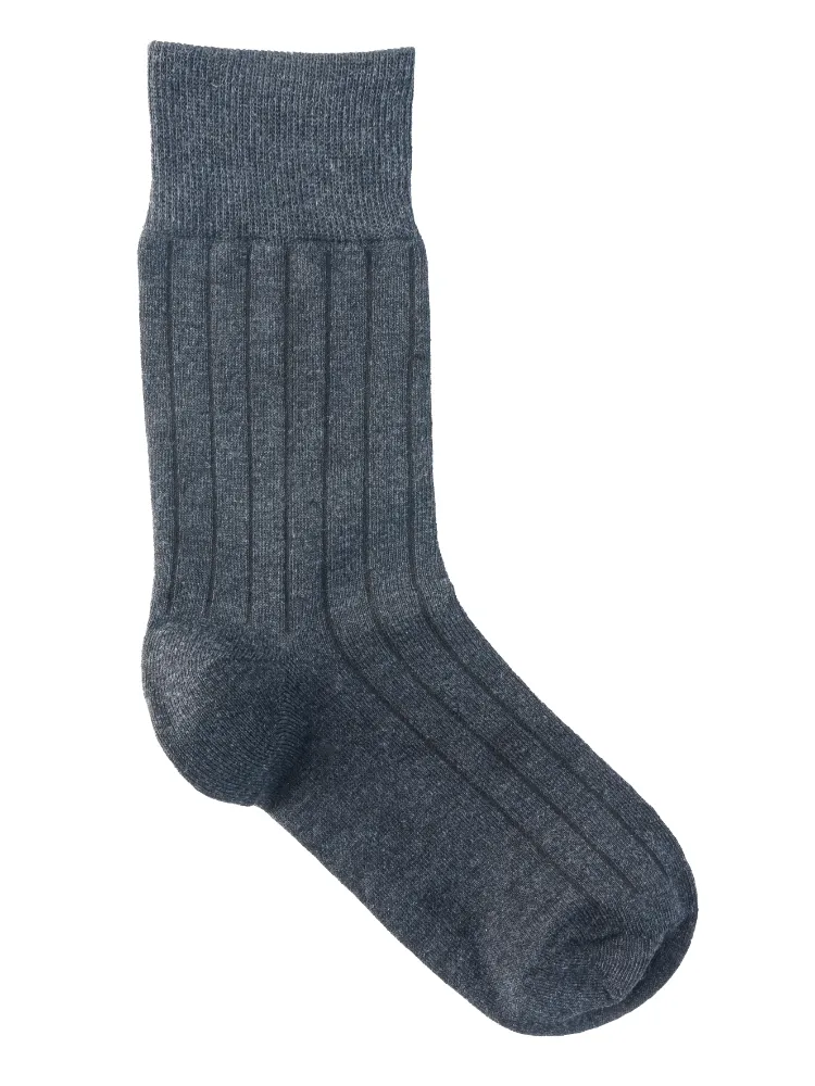 幅広直角クルー丈ソックス27-29cm