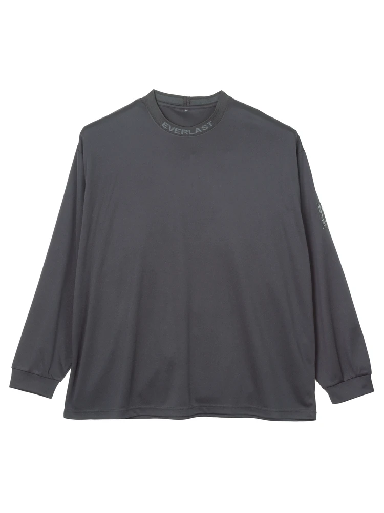 【EVERLAST(エバーラスト)】襟ジャガードロングTシャツ