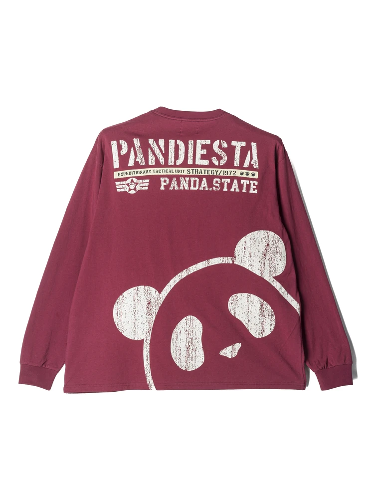 【PANDIESTAJAPAN】アイコンパンダミリタリーロンT