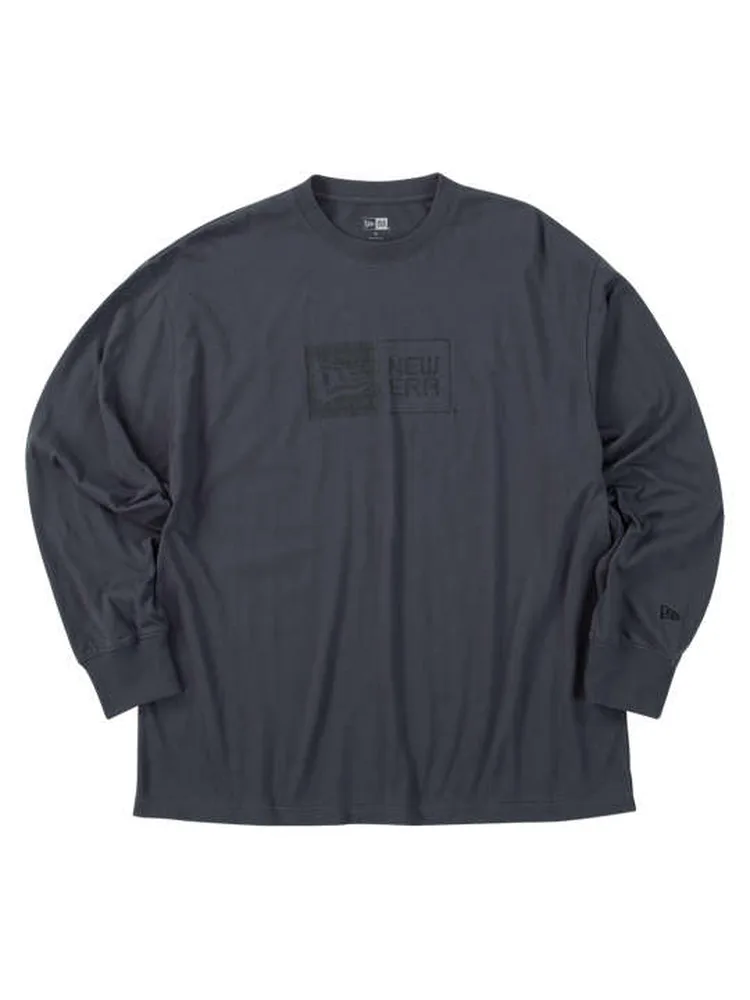 【NEWERA(ニューエラ)】パターンボックスロゴ長袖Tシャツ