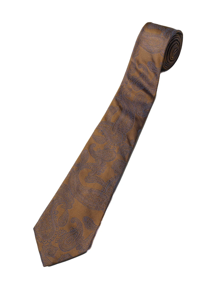 【FrancoRosati】ネクタイ幅8.5cmペイズリー【イタリア生地】FL-25AIT4P