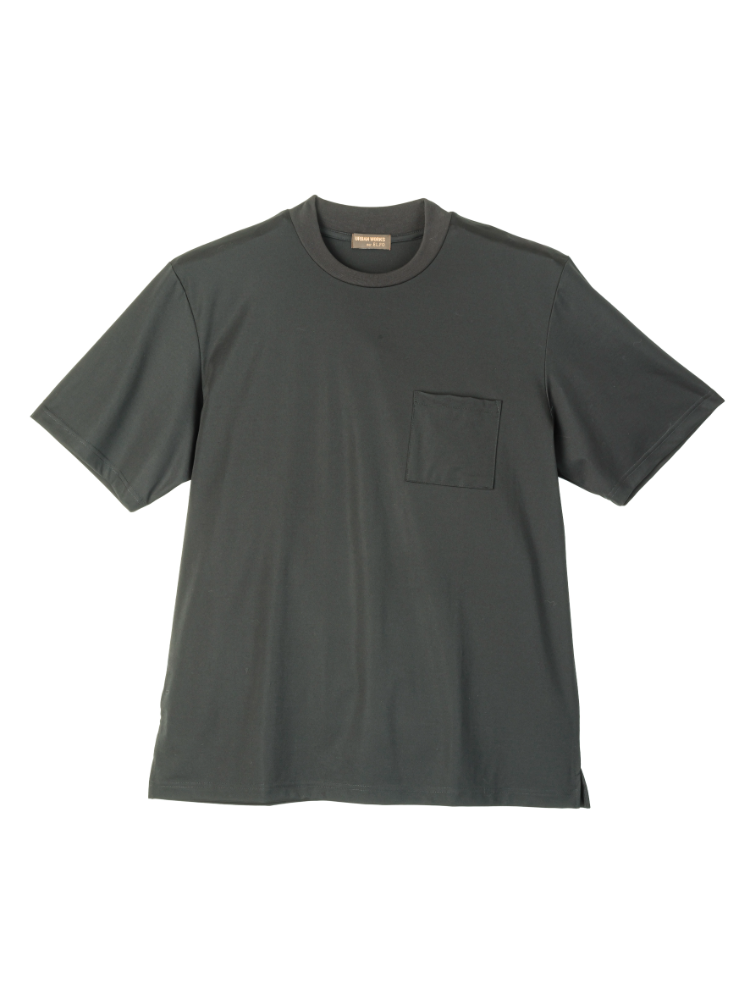【アーバンワークス】鹿の子接触冷感Tシャツクルーネック