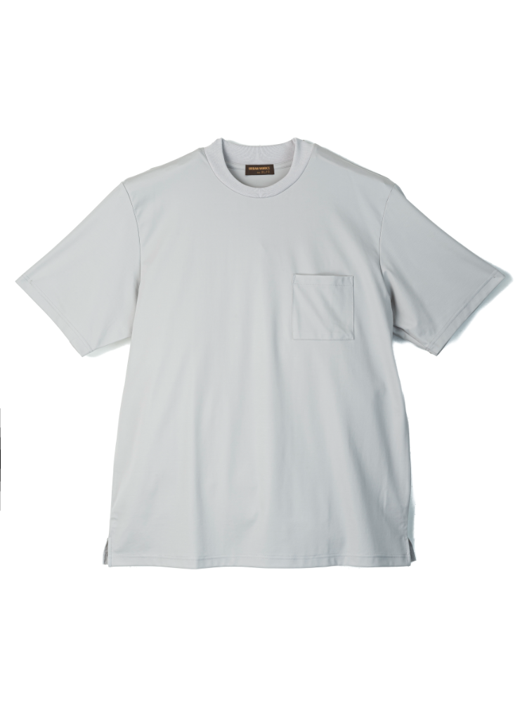 【アーバンワークス】鹿の子接触冷感Tシャツクルーネック