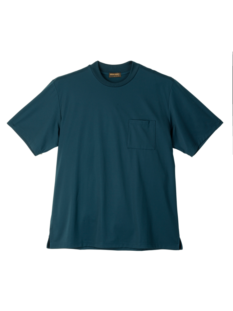 【アーバンワークス】鹿の子接触冷感Tシャツクルーネック