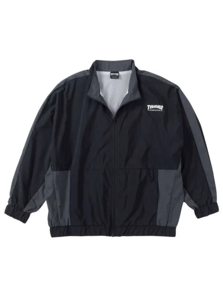 【THRASHER(スラッシャー)】ナイロンワッシャー裏メッシュブルゾン＊カタログ商品大きいサイズ