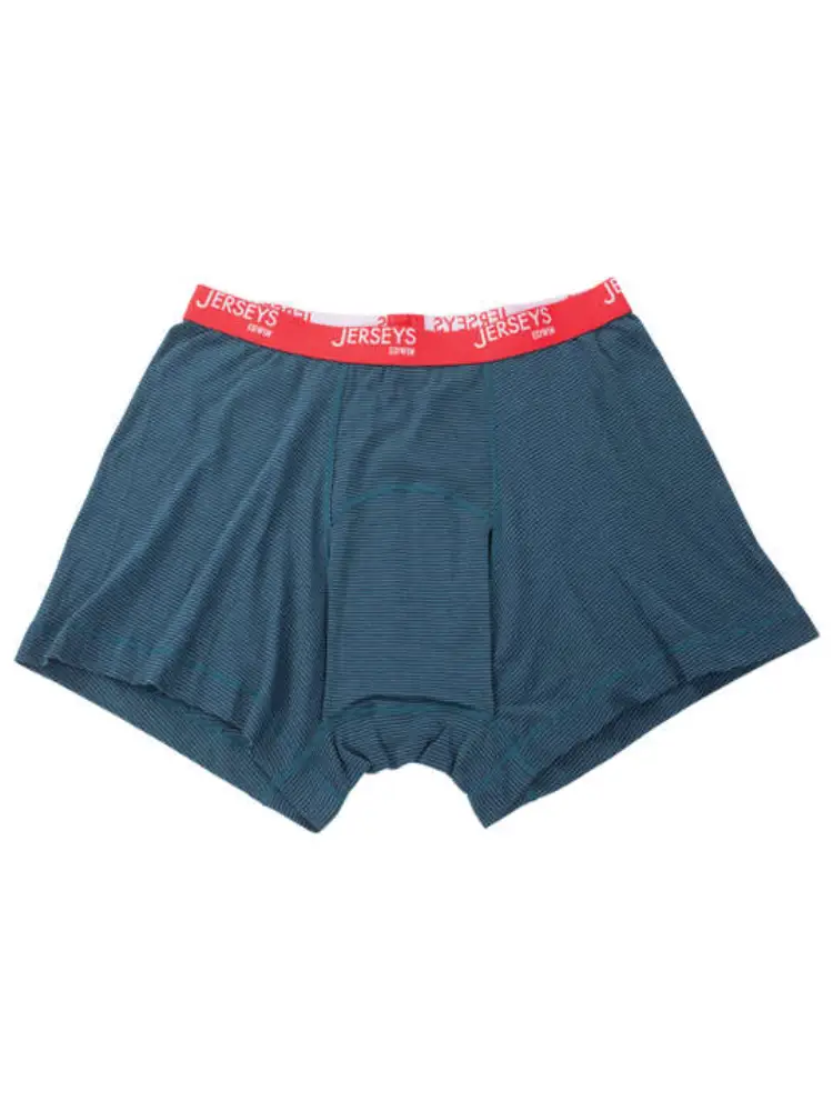 【EDWIN(エドウィン)】JERSEYSローゲージフライスボーダーニットトランクス＊カタログ商品