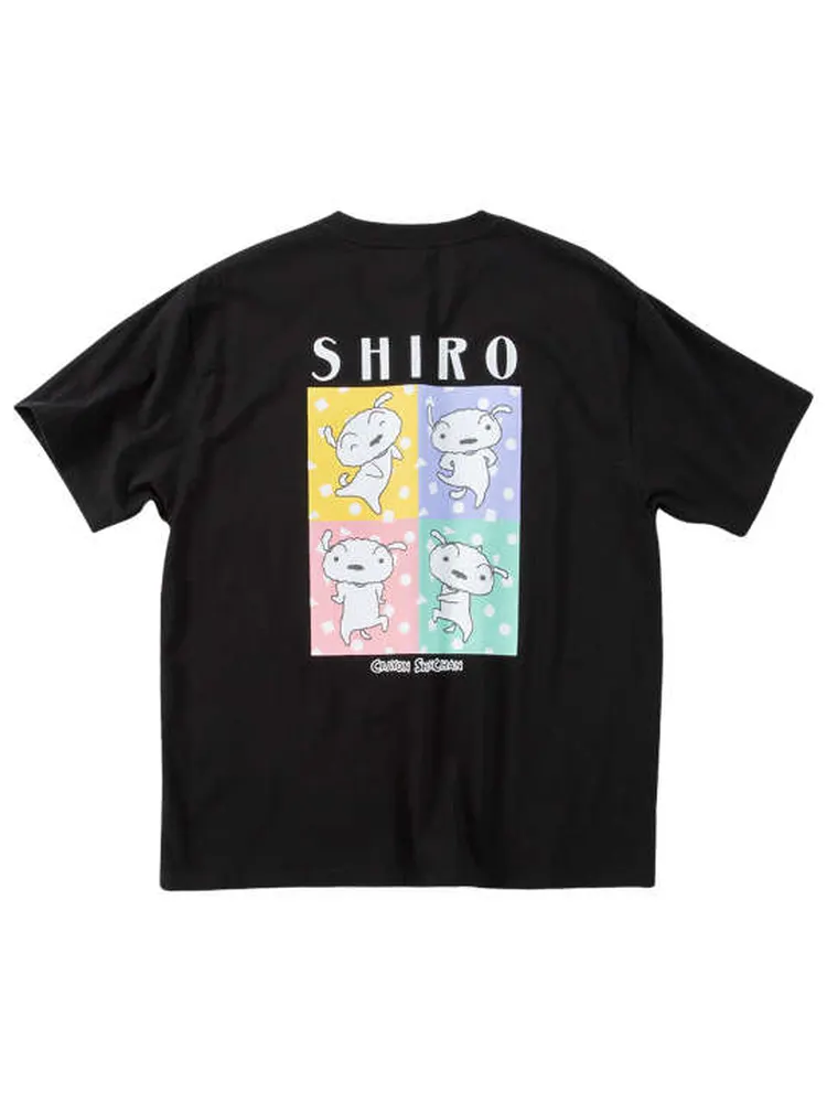 【クレヨンしんちゃん】天竺ポケット付半袖Tシャツ（シロ)＊カタログ商品大きいサイズ