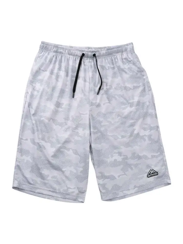 【OUTDOORPRODUCTS】【7L-8L】DRYメッシュカモフラ柄ハーフパンツ＊カタログ商品大きいサイズ