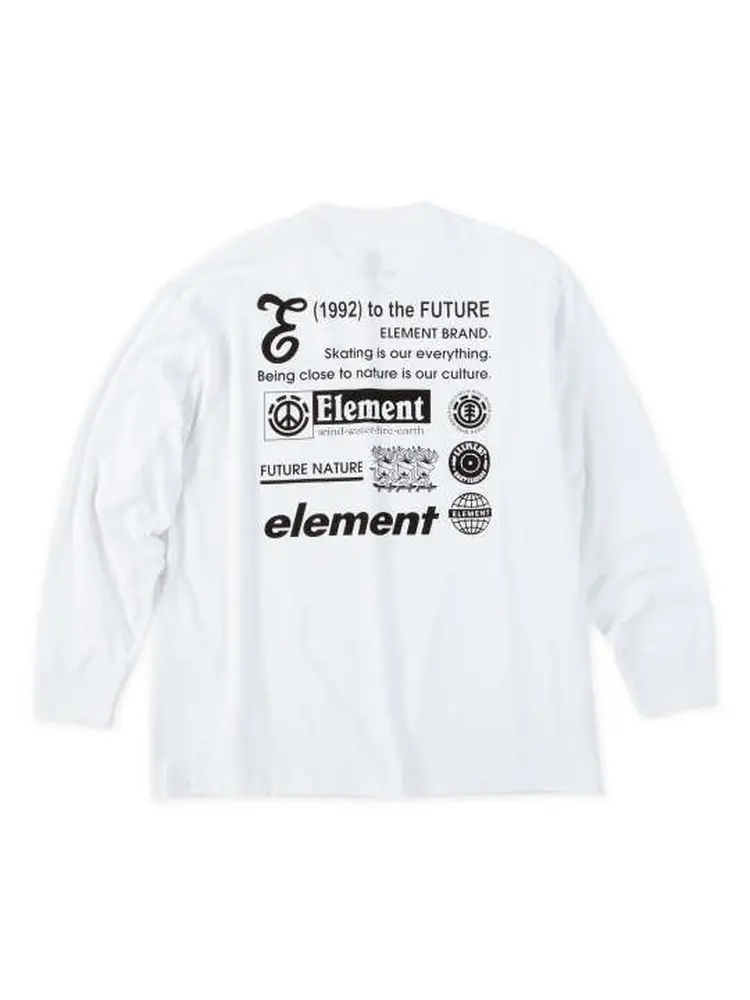 【ELEMENT(エレメント)】NUMBER長袖Tシャツ＊カタログ商品