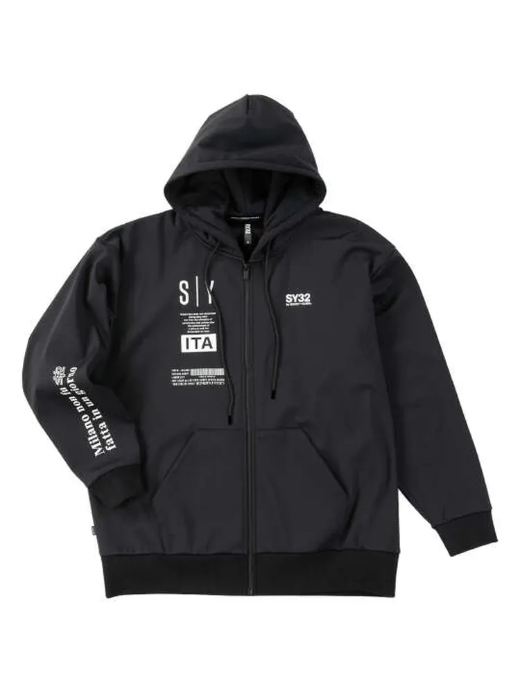 【SY32bySWEETYEARS(エスワイサーティトゥバイスィートイヤーズ)】3レイヤーフリースライニングフルジップパーカー＊カタログ商品