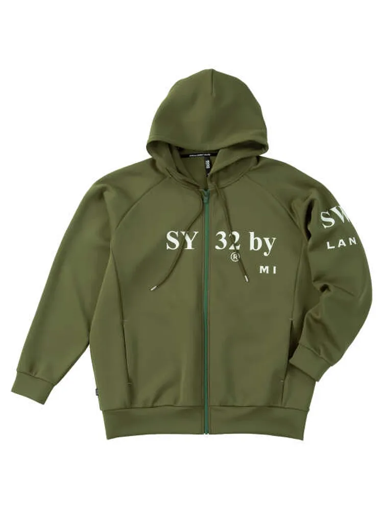 【SY32bySWEETYEARS(エスワイサーティトゥバイスィートイヤーズ)】ダンボールニットフルジップパーカー＊カタログ商品