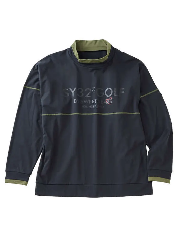 【SY32bySWEETYEARS(エスワイサーティトゥバイスィートイヤーズ)】ウルトラライトバックブラッシュドモックスウェット＊カタログ商品