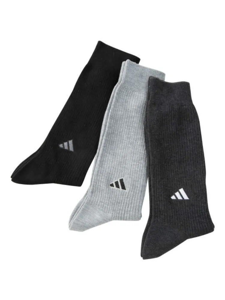 【adidas(アディダス)】3Pつま先かかと補強消臭クルー丈ソックス＊カタログ商品