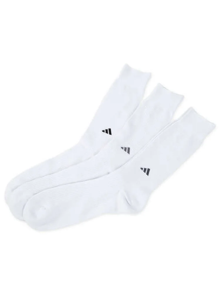 【adidas(アディダス)】3Pつま先かかと補強消臭クルー丈ソックス＊カタログ商品