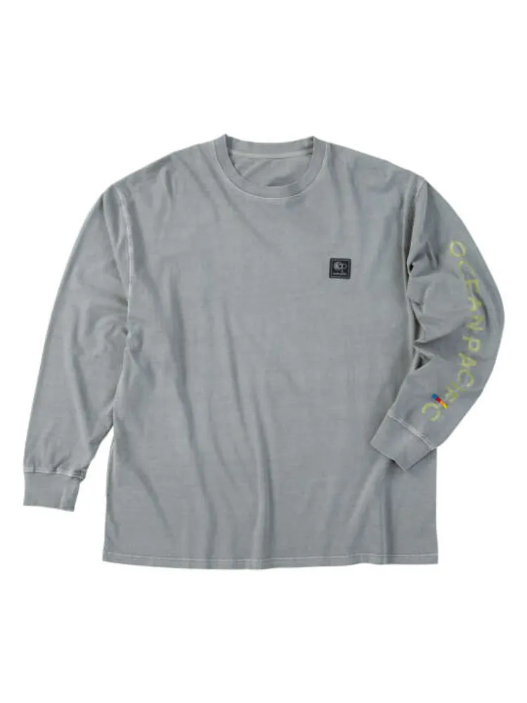 【OCEANPACIFIC】天竺ヴィンテージバイオウォッシュ長袖Tシャツ＊カタログ商品