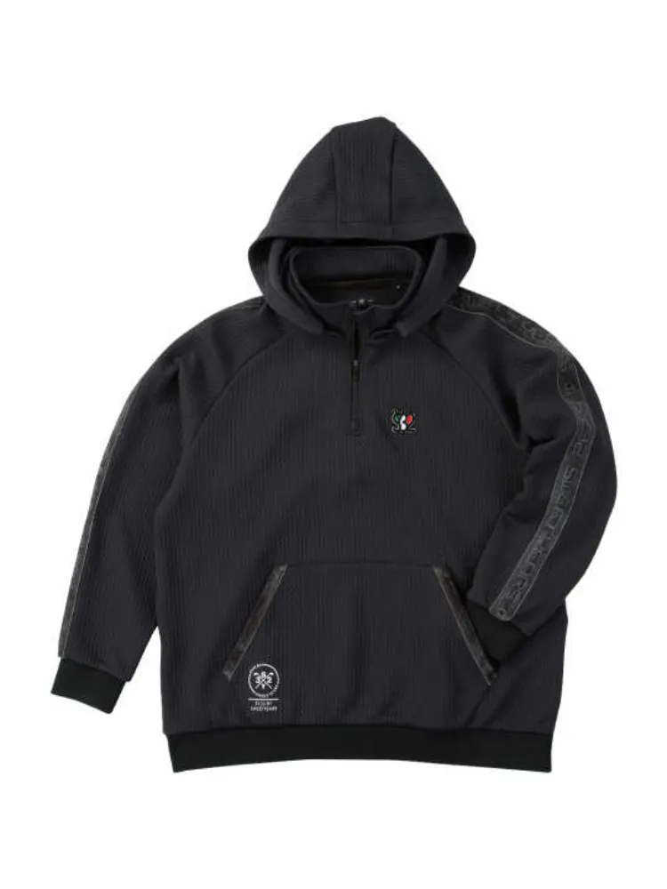 【SY32bySWEETYEARS(エスワイサーティトゥバイスィートイヤーズ)】キルトニットジャガードフーディー＊カタログ商品