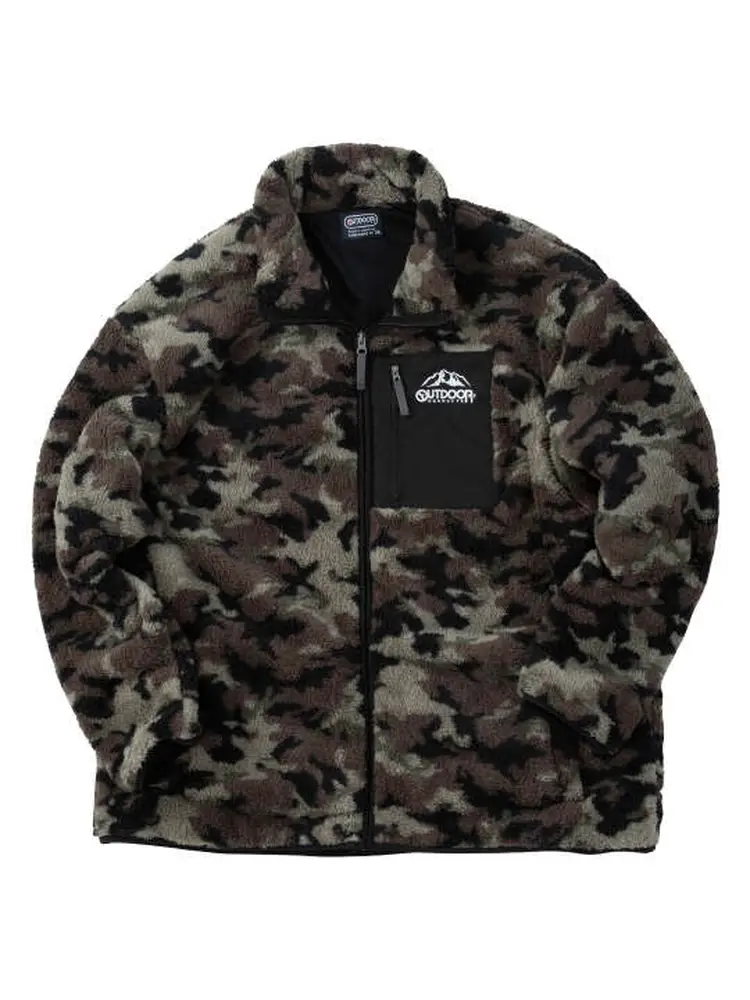 【OUTDOORPRODUCTS】【8L】裏メッシュボアフリースジャケット＊カタログ商品