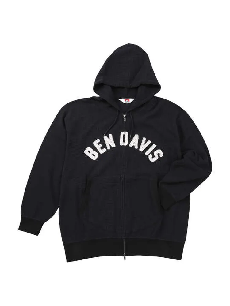 【BENDAVIS(ベンデイビス)】ワッフルフルジップパーカー＊カタログ商品