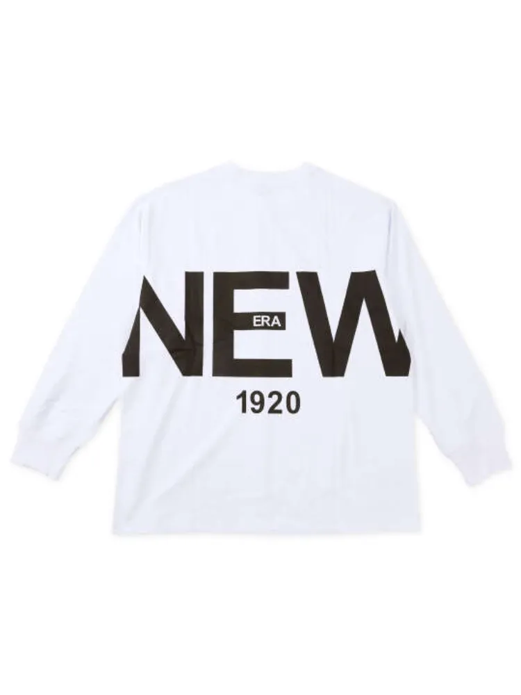 【NEWERA(ニューエラ)】ズームアップロゴ長袖Tシャツ＊カタログ商品