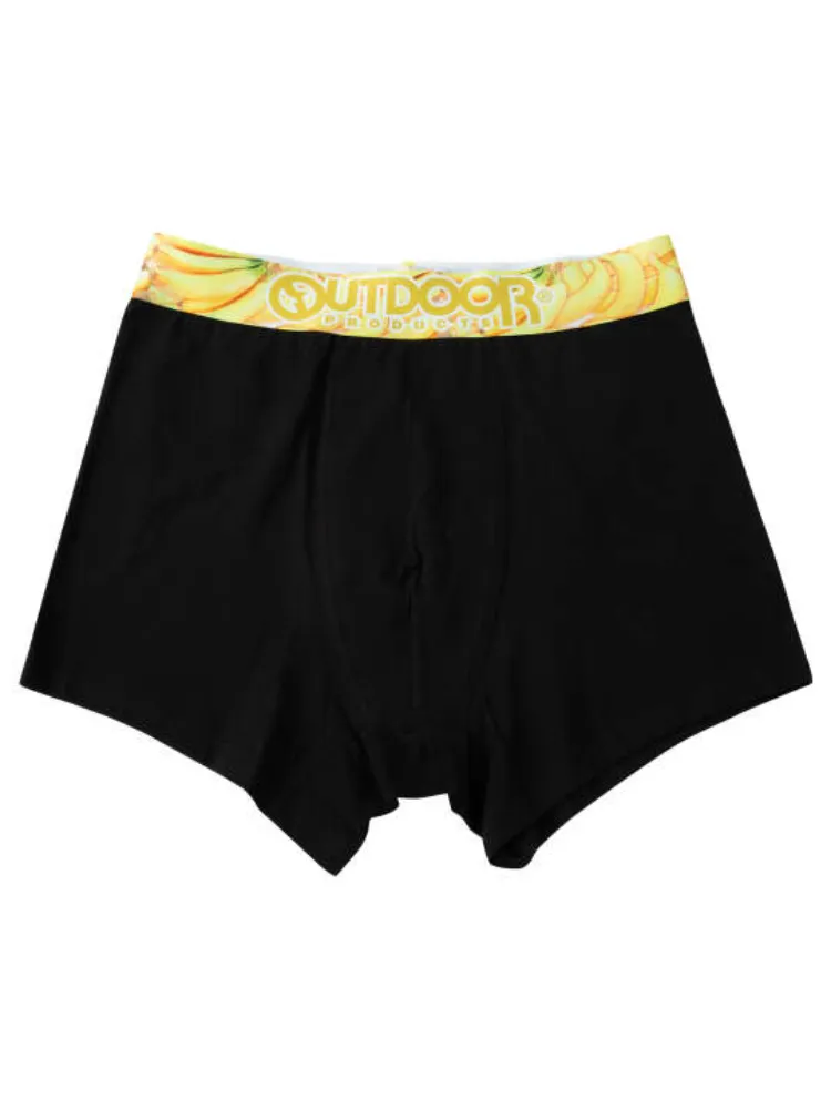 【OUTDOORPRODUCTS】綿ベア天転写ゴムブラックボクサーパンツ＊カタログ商品