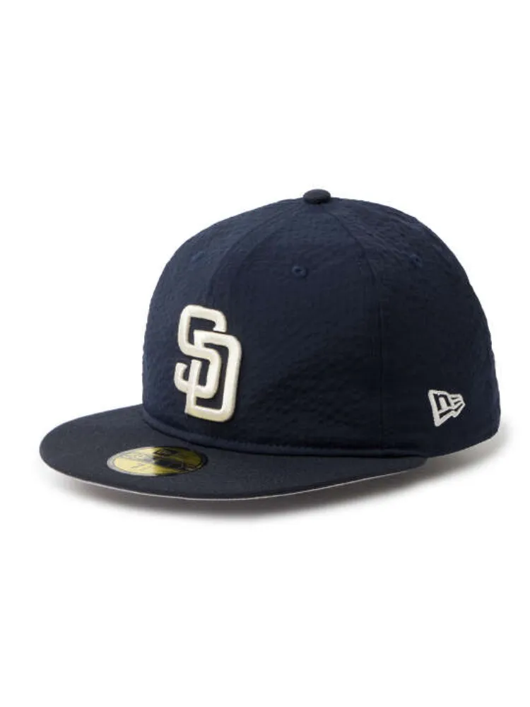 【NEWERA(ニューエラ)】59FIFTY®サンディエゴ・パドレスMLBSEERSUCKERキャップ＊カタログ商品