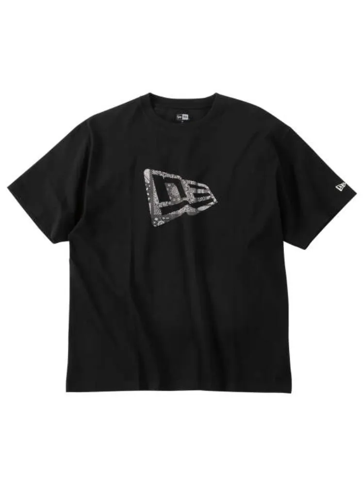 【NEWERA(ニューエラ)】オリジナルペイズリーフラッグ半袖Tシャツ＊カタログ商品