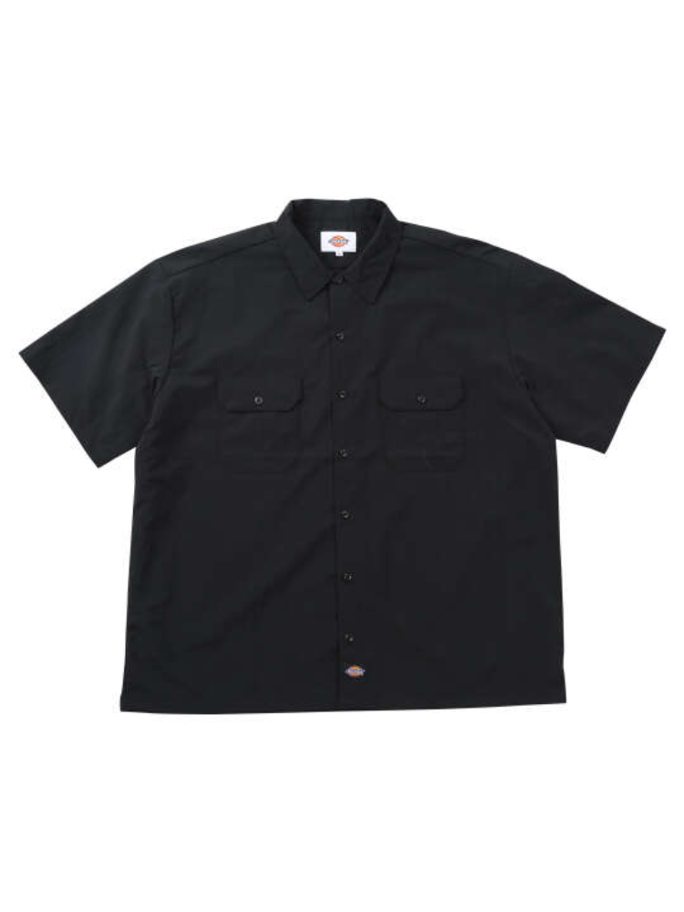 【DICKIES】ナイロンタッサー半袖ワークシャツ＊カタログ商品