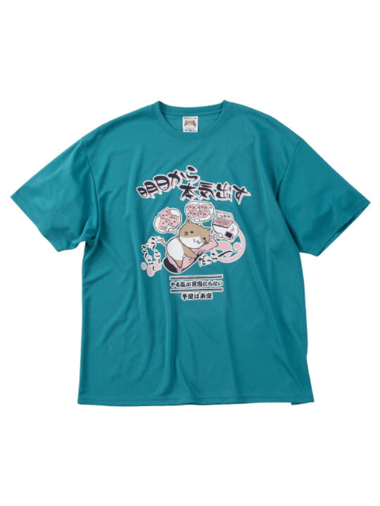 【NECOBUCHISAN(ネコブチサン)】DRYハニカムメッシュ半袖TシャツA＊カタログ商品