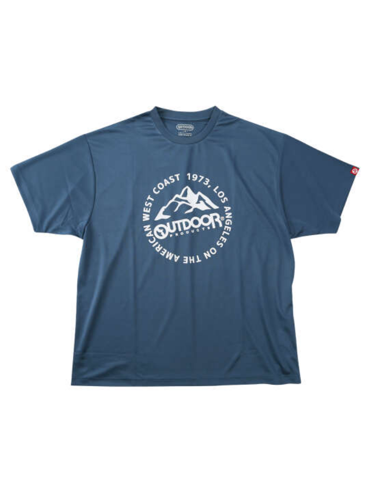 【OUTDOORPRODUCTS】【7L-8L】DRYメッシュ半袖TシャツB＊カタログ商品