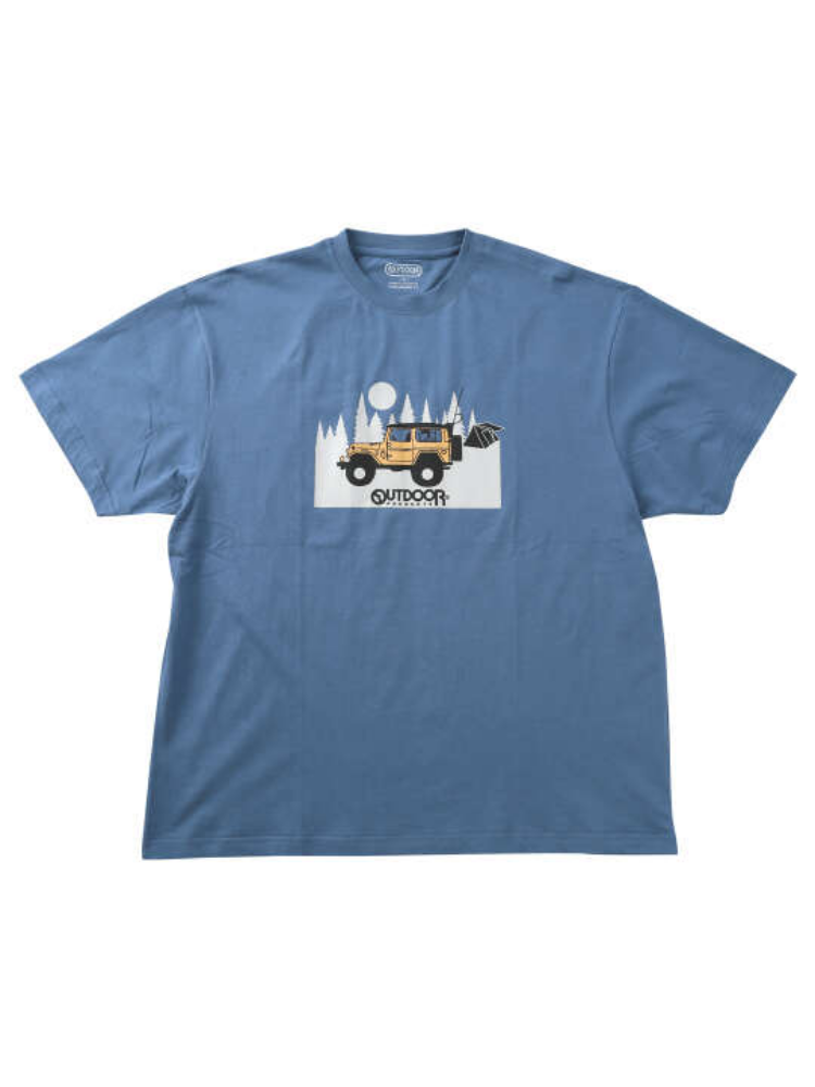 【OUTDOORPRODUCTS】【7L-8L】天竺半袖TシャツD＊カタログ商品
