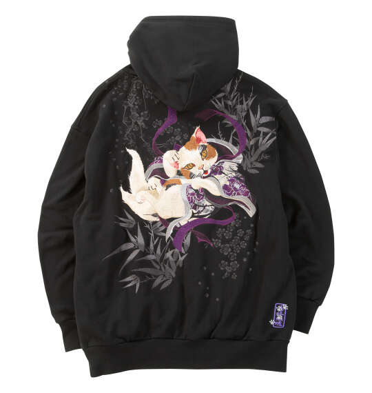 【絡繰魂】猫又フルジップパーカー＊カタログ商品
